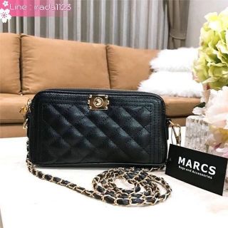 MARCS CHAIN CROSSBODY BAG WITH DOUBLE ZIPS ของแท้ ราคาถูก