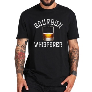 เสื้อยืดวินเทจเสื้อยืดวิสกี้ แบบนิ่ม พิมพ์ลาย Bourbon สไตล์วินเทจ คุณภาพสูงS-5XL