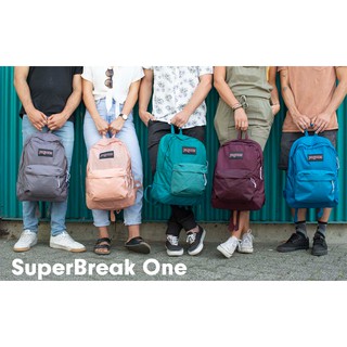 เป้ JanSport SuperBreak One T501 Lightweight School Bookbag Backpack เป้สะพายหลัง กระเป๋าเป้ กันน้ำ Collection1