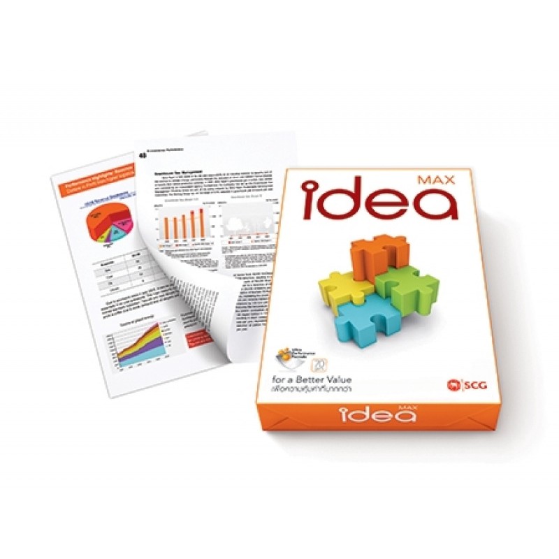 KTS (ศูนย์เครื่องเขียน) (SALEสุด!!)กระดาษ Idea Max A4 70 gsm.