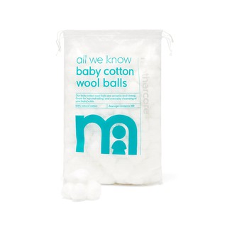 mothercare all we know baby cotton wool balls - 200 pack DA365 สำลีก้อน