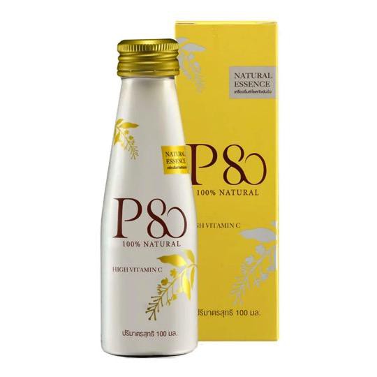 P80 Essential Extracted Longan 100% Natural พี80 เครื่องดื่มลำไยสกัดเข้มข้น 100ml.