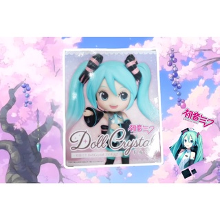 ฟิกเกอร์มิกุ ฮัทสึเนะ มิกุ Hatsune Miku - Doll Crystal Figure ขนาด 14 cm งาน Taito (ลิขสิทธิ์แท้จากญี่ปุ่น)