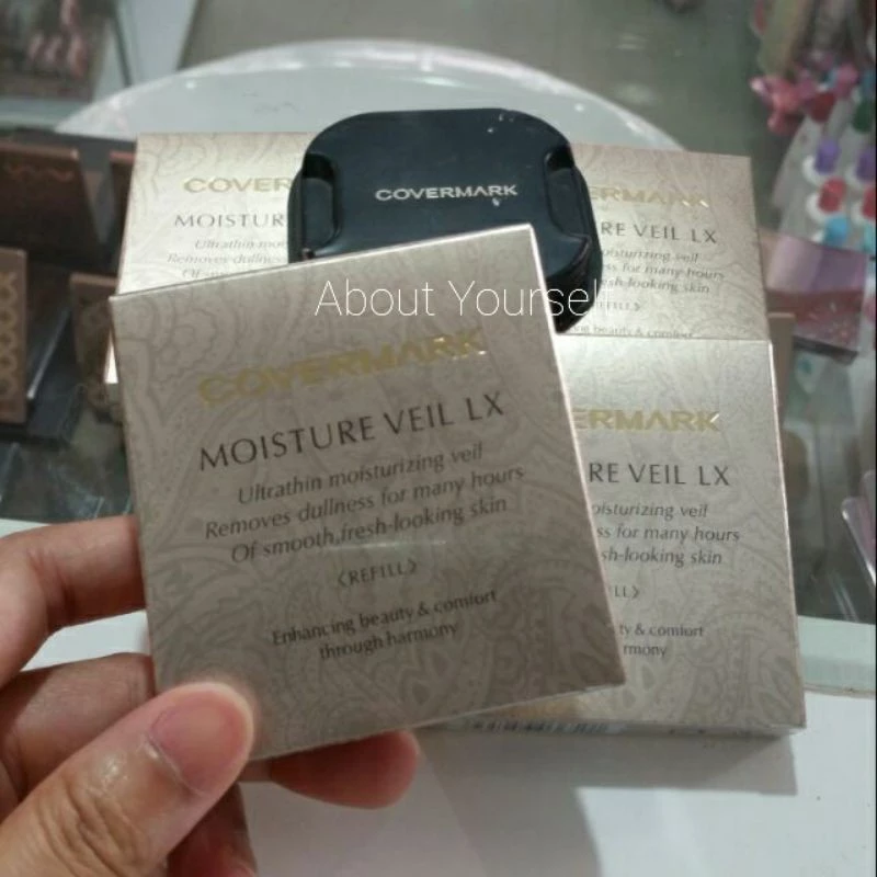 รีฟิล! รองพื้นชนิดแป้ง Covermark Moisture Veil LX REFILL ขนาด 8 กรัม