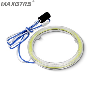 Maxgtrs หลอดไฟตัดหมอก LED COB สําหรับรถยนต์ รถจักรยานยนต์ 2 ชิ้น