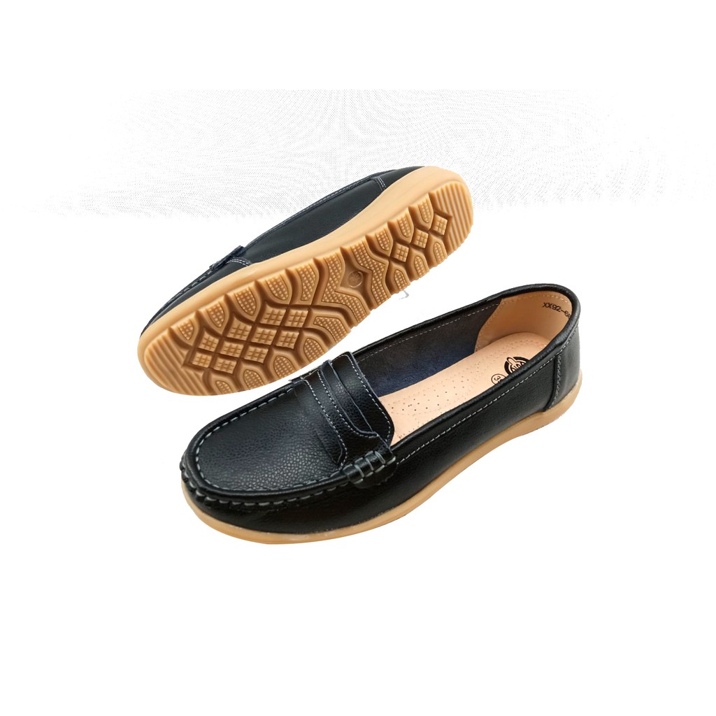 CSB รองเท้าแฟชั่นผู้หญิง XX92-663 รองเท้าหนังวัวแท้ คาดตกแต่ง รับประกันความนิ่ม