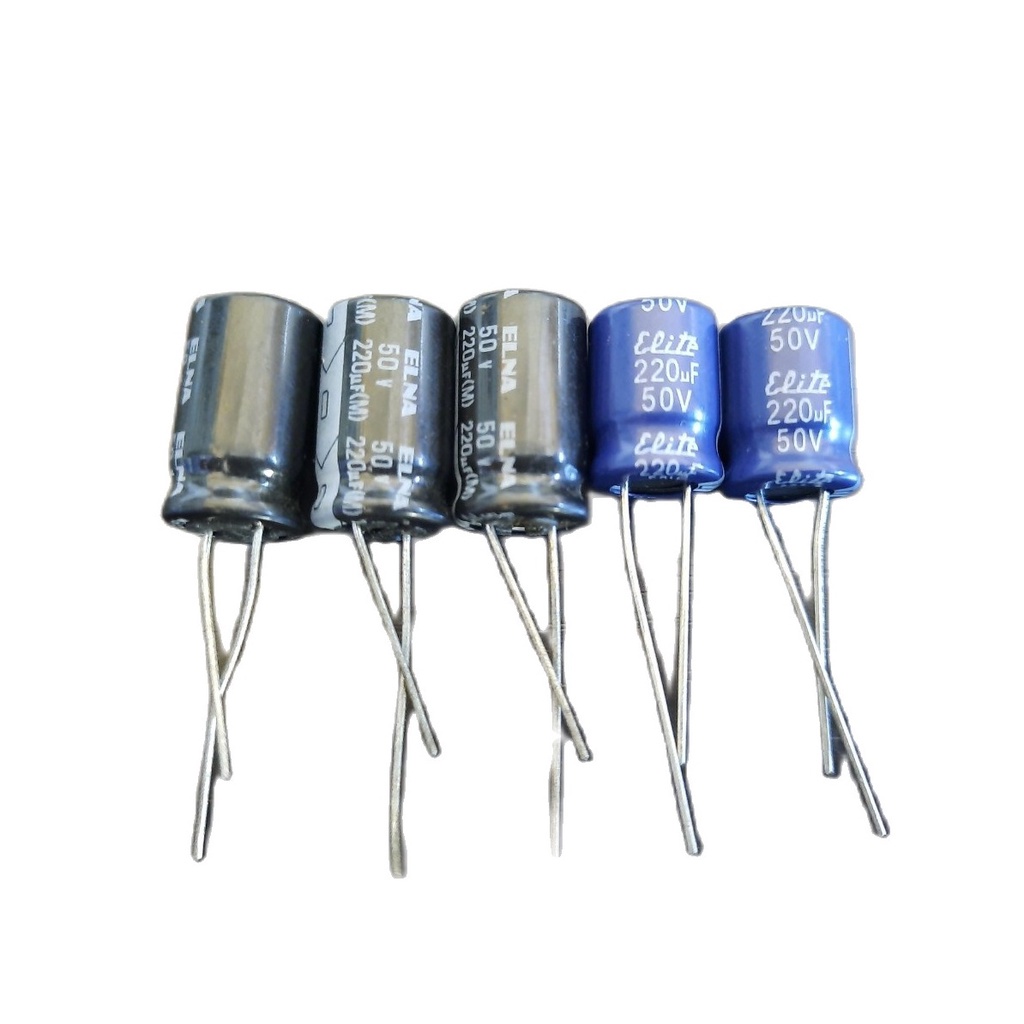 คาปาซิเตอร์ ตัวเก็บประจุ 220uF 50V จำนวน 3 ตัว