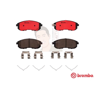 P56 021C ผ้าเบรก F (แท้ BREMBO รุ่น Ceramic) NISSAN Bluebird U13 2.0 SSS /Cefiro A32 VQ 2.0G ,A33 VQ 2.0G 3.0G /Teana...