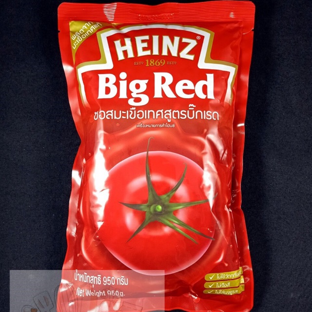 ซอสมะเขือเทศไฮนซ์ สูตรบิ๊กเรด 950g ราคา ถูกที่สุด ดีลบีเคเค แกลเลอรีภาพที่ 4