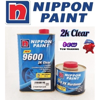 🔥Nippon 9600 2K Clear Coat High Solid #Nax Premila 2:1 With Hardener 0.5Litter