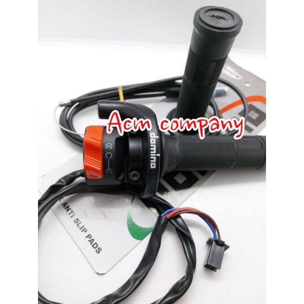 ชุดแก๊สพร้อมกัน Domino Racing + Xabre Switch Type 1 สาย Universal Motor