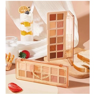 No.87197-03 Kiss Beauty Enjoying  Tea Time อายเเชโดว์ 12 สี เนื่อเเมท อายแชโดว์ทาตา สีสวย เกลี่ยง่าย