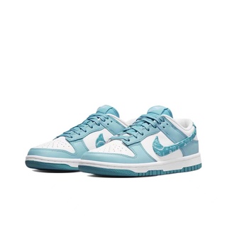 ของแท้ NIKE DUNK LOW ESS ดอกไม้เม็ดมะม่วงหิมพานต์รองเท้าลำลองผู้หญิง