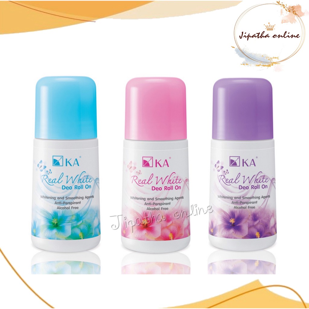 KA  โรลออนระงับกลิ่นกาย KA REAL WHITE DEO ROLL ON เคเอ