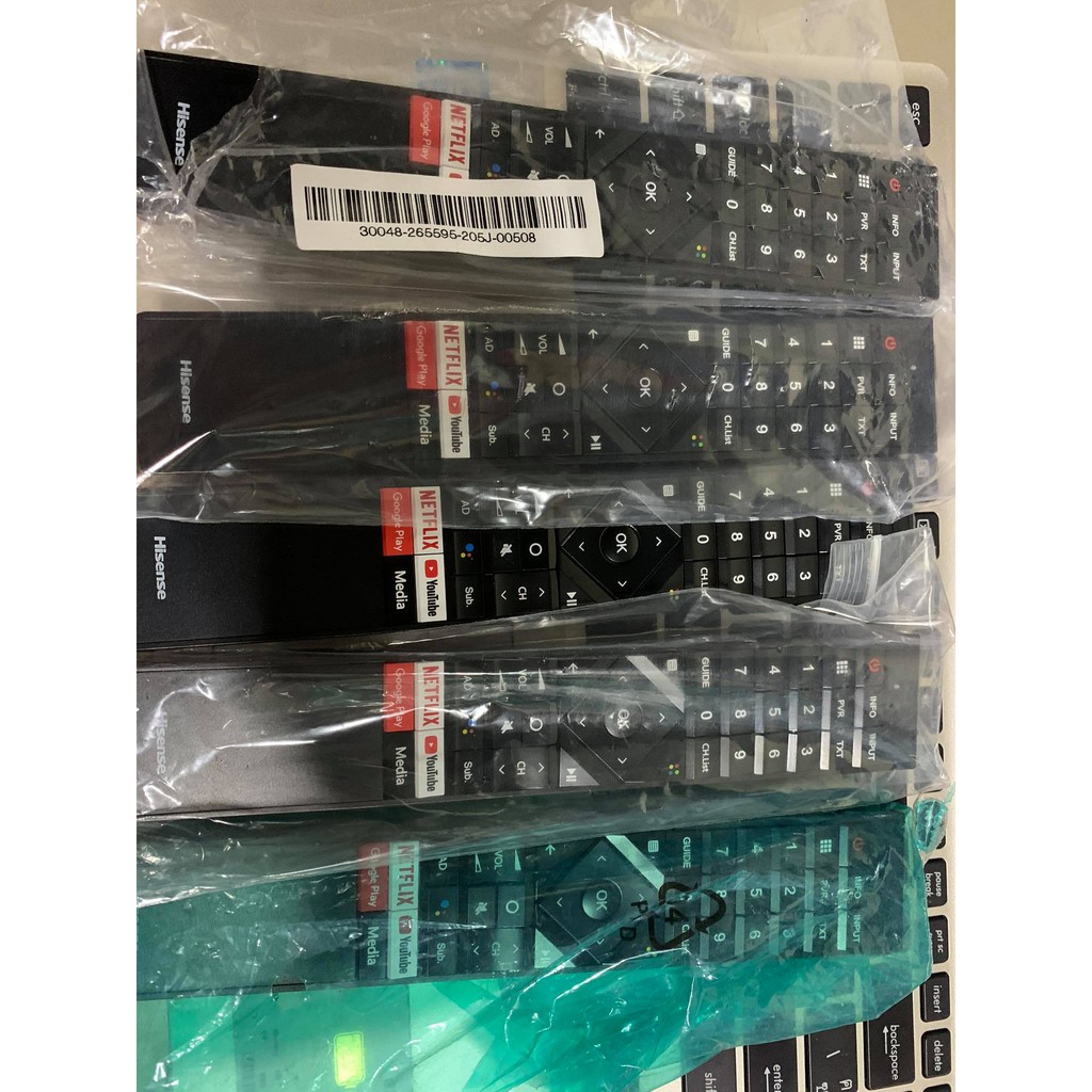 รีโมท Hisense  ORIGINAL  ของแท้ ใช้คําสั่งเสียงได้ รองรับ android tv รีโมททีวี/รีโมทแอร์/รีโมท
