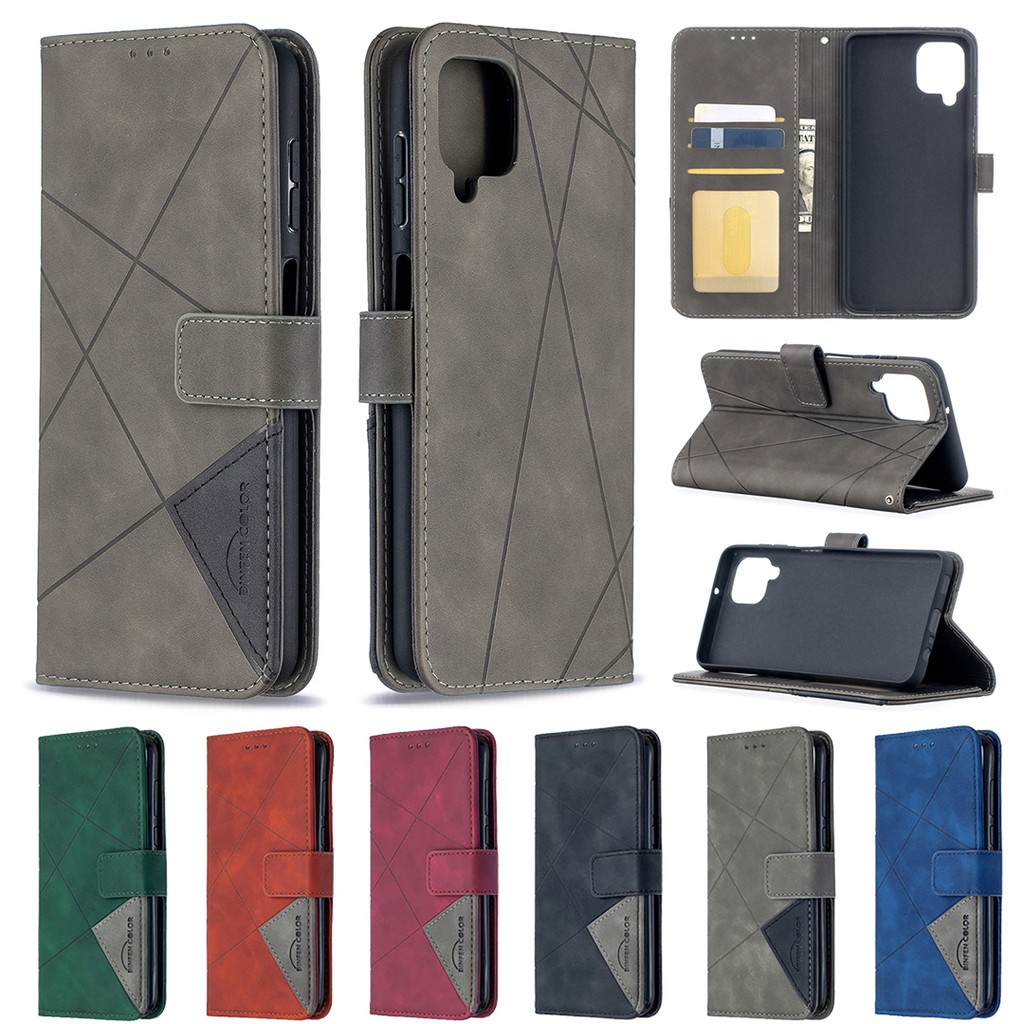 เคสโทรศัพท์ ชนิดหนัง แบบฝาพับ พร้อมช่องใส่บัตร สำหรับ Samsung Galaxy A32 A12 A42 5G Note10 Lite A71 A51 A31 A11