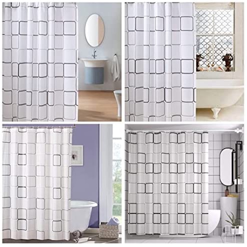 แนะนำ ผ้าม่าน ผ้าม่านกั้นน้ำ ขนาด180*200 Cm ม่านพลาสติก Peva ม่านห้องน้ำ มี 7 ลาย ราคาพิเศษ มีเก็บเงินปลายทาง