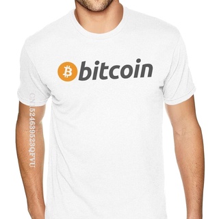 เสื้อยืด ผ้าฝ้าย พิมพ์ลาย Bitcoin น่ารัก สไตล์ฮิปฮอป พรีเมี่ยม สําหรับผู้ชายS-5XL