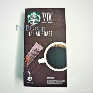 สตาร์บัคส์ กาแฟสำเร็จรูป ตราเวีย Starbucks VIA Italian Roast Ready Brew เดือน 11 (Shop Thai มี อย.รับรอง ) VhIP