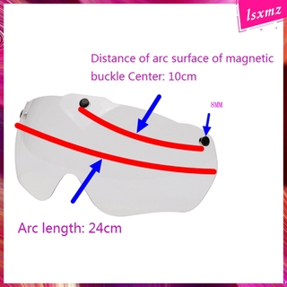 Uv - Protect เลนส์แว่นตาแม่เหล็กสําหรับติดหมวกกันน็อคจักรยาน
