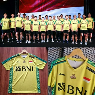 เสื้อกีฬาแบดมินตัน ลายทีมชาติอินโดนีเซีย 2023