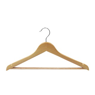 ไม้แขวนเสื้อ ตากผ้า ไม้แขวน ไม้แขวนเสื้อไม้ HOME LIVING WHM66116 WOODEN CLOTH HANGER HOME LIVING WHM66116