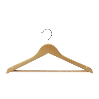 ไม้แขวนเสื้อ ตากผ้า ไม้แขวน ไม้แขวนเสื้อไม้ HOME LIVING WHM66116 WOODEN CLOTH HANGER HOME LIVING WHM66116