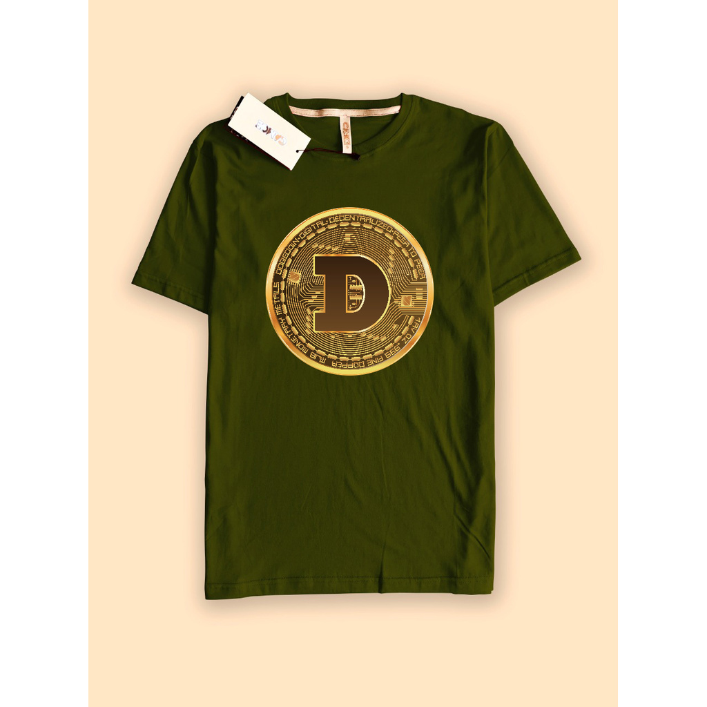 เสื้อยืด Dogecoin Cryptocurrency