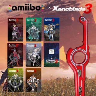 Xenoblade 3 Amiibo A ชุดการ์ดเกม Shulk NS Switch 7 แผ่น