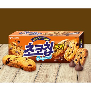 orion chocochip cookie / lotte chocolate cookies ขนมคุกกี้เกาหลี 오리온 초코칩 쿠키 90g/120g