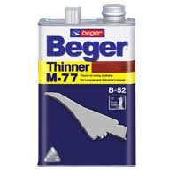 Beger Thinner M-77 เบเยอร์ ทินเนอร์ เอ็ม-77 ทินเนอร์เกรดพิเศษ สำหรับใช้เจือจาง 1/4แกลลอน