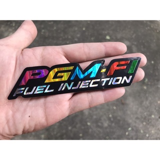 สติ๊กเกอร์ Pgm Fi Fuel Injection สติกเกอร์ [2ชิ้น] PGM-FI Honda แต่งรถ ติดรถ มอเตอร์ไซค์ JDM Racing Sticker 3D ปั๊มนูน