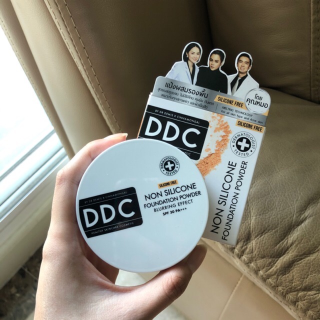 (ส่งต่อ/ของแท้) DDC Foundation powder  oil control Blurring effect  spf30PA+++ แป้งผสมรองพื้น - DDC0