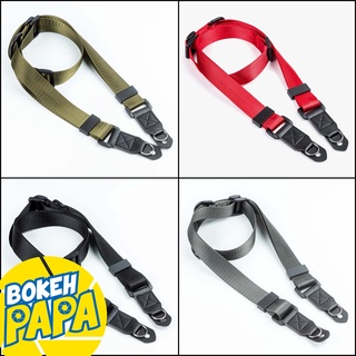 สายคล้องกล้อง Easy Slider Strap ( ปลายห่วง ) ปรับความยาวง่าย ( Neck Strap ) ( สาย กล้อง คล้องคอ ) ( Style Camera Strap )