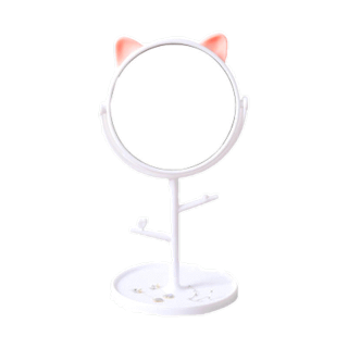 โปรโมชั่น : ใส่โค้ดY4UF6ลด30.-กระจกแต่งหน้า กระจกตั้งโต๊ะมีขาตั้งMU