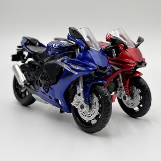 โมเดลรถจักรยานยนต์ 1:18 Diecast Yamaha YZF-R1 ของเล่นสําหรับเด็ก