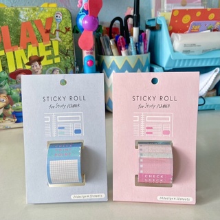 สติ๊กเกอร์ &amp;stadium sticky roll timeline กระดาษโน้ตสำหรับบันทึกข้อความ