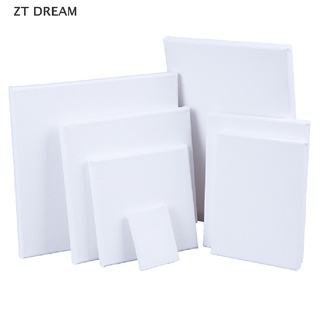 ZTD Blank White Mini Small Stretched Artist Canvas Art Board Oil Paint Board 07