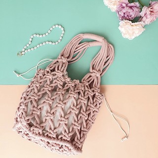 TWINE BAG selected by MICH -pink-