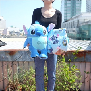 ตุ๊กตา หมอนผ้าห่ม Stitch สติช นุ่มนิ่ม 17นิ้ว (100x150cm)