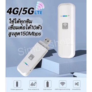 4G/5G Mobile WIFI ตัวปล่อยสัญญาณ wifi USB WIFI pocket wifi LTE 4G USB MODEM With Wi-Fi Hotspot #A