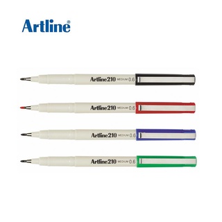 Artline Writing Pen Artline 210 0.6 mm 4สี