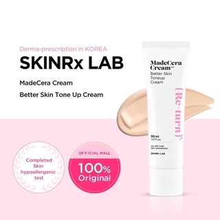 SKINRx LAB MadeCera Cream Better Skin Toneup Cream SPF50+/PA++++ (Re-turn) RX  ปริมาณ 30 ml.