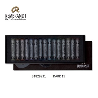 Rembrandt chalk 15 dark colours I สีชอล์คเกรดอาร์ทติสโทนเข้ม แท่งเต็ม 15 สี