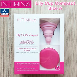 Intimina™ Lily Cup™ Compact Size A ถ้วยอนามัย พับเก็บได้ ถ้วยรองรับประจำเดือน Menstrual Cup