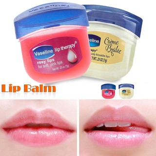 Vaseline Lip Rosy Lips Lip Balm วาสลีน ลิป เทอราพี สีชมพู 7g. 0.25oz.Vaseline Lip Therapy Lip Balm Tin, Rosy Lips 17g