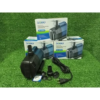 ปั๊มน้ำ SOBO BO-2000A ปั๊มน้ำประหยัดไฟ ใช้ไฟเพียง 18W. ปั๊มน้ำคุณภาพยอดนิยม (ราคาถูก)