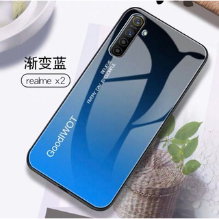 [ส่งจากไทย] Case Realme 6 เคสเรียวมี6 เคสกระจกสองสี เคสกันกระแทก เคส realme 6 ขอบนิ่ม เคสกระจกไล่สี สินค้าใหม่