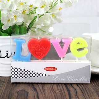 เทียน LOVE มี 2 แบบคะ