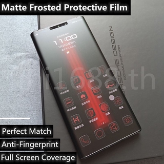 Matte Frosted Film ฟิล์มไฮโดรเจล เหมาะสำรับ HUAWEI Mate 30 Pro/Mate30/HUAWEI Mate 30 RS ฟิล์มนุ่มใหม่ คุณภาพสูง อุปกรณ์กันรอยหน้าจอ ฟิล์มไฮโดรเจล กันรอยหน้าจอโทรศัพท์ สำหรับ HUAWEI Mate 30 Pro Mate30 HUAWEI Mate 30 RS